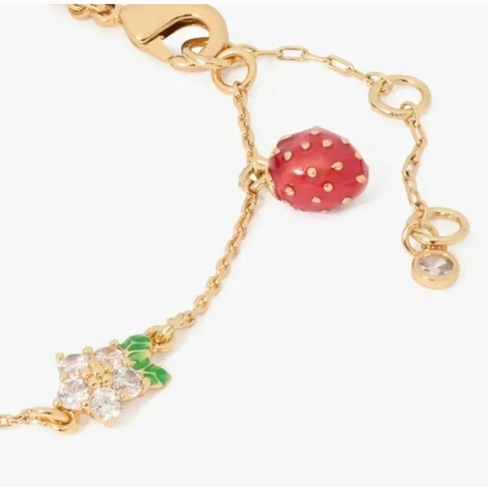 🍓▪️Kate Spade▪️ Strawberry Fields Charm Bracelet $128